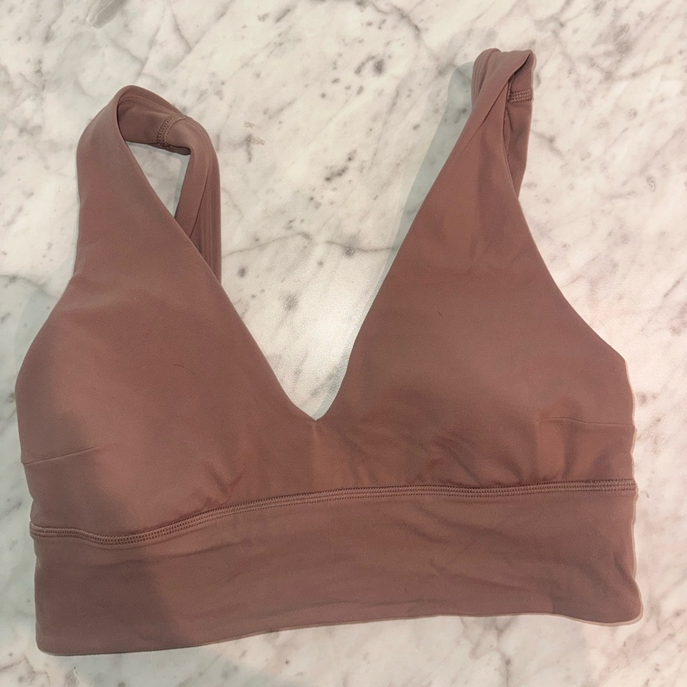 Lululemon Align V-Neck Bra - Twilight Rose - Size 8 C/D